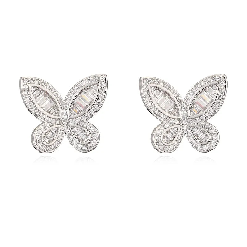 "Butterfly Kisses" Studs