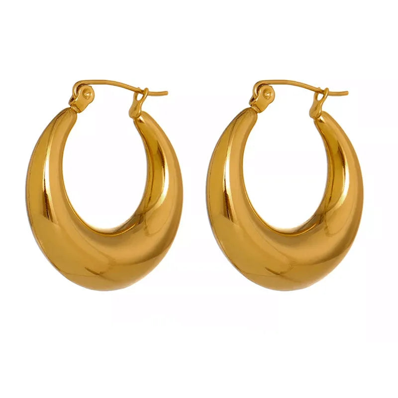 Classic Canasta 18K Gold Plated Earrings