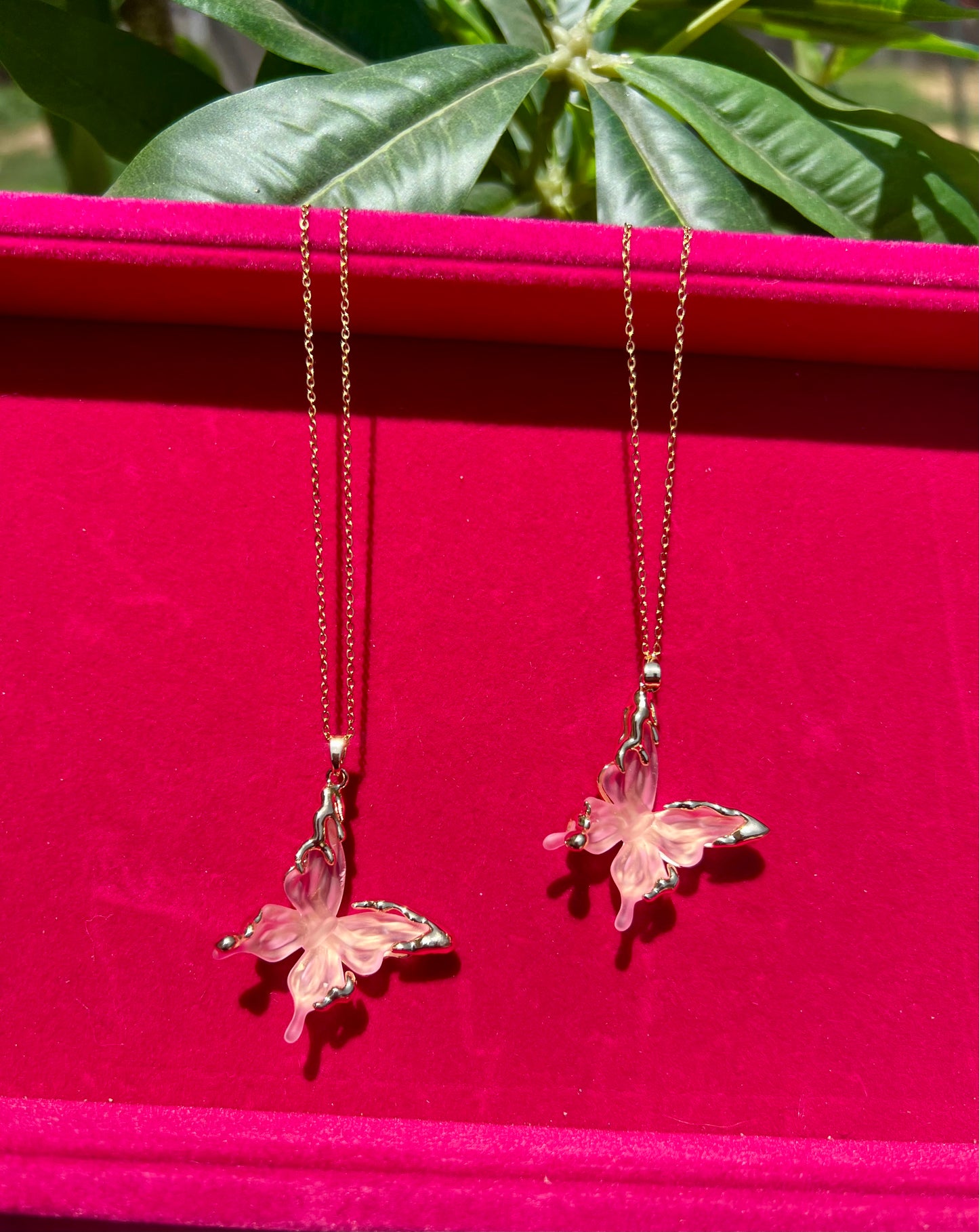 Golden Flutter Necklace