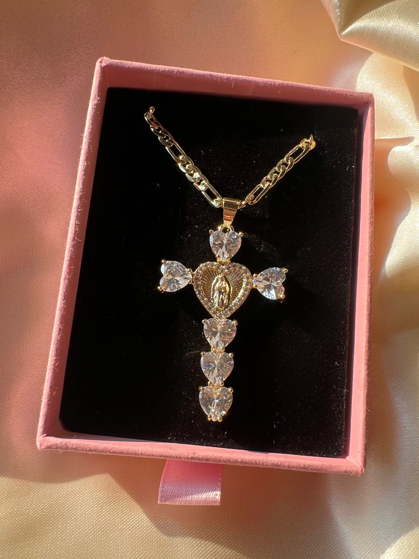 Crossed in Grace Necklace
