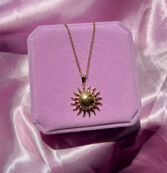Solar Heart Necklace