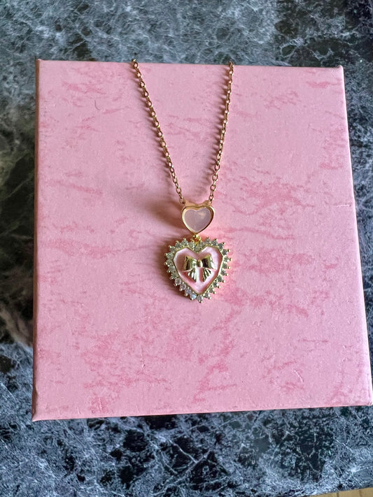 In Love With Bows Necklace