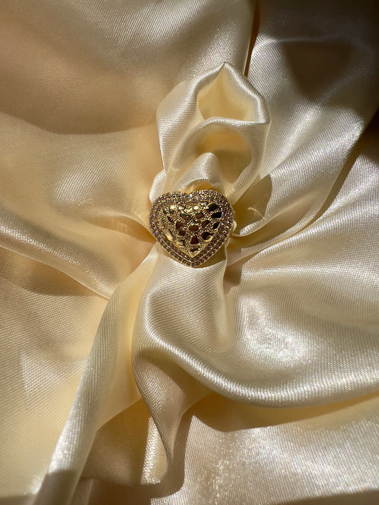 Heart Nugget Ring