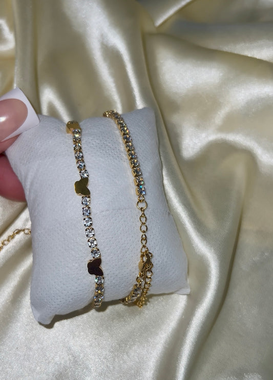 Luxe Flutter Tennis Bracelet