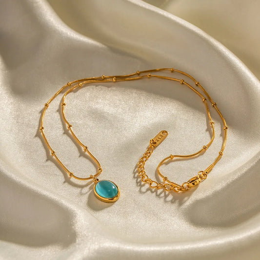 Angel Aqua Necklace