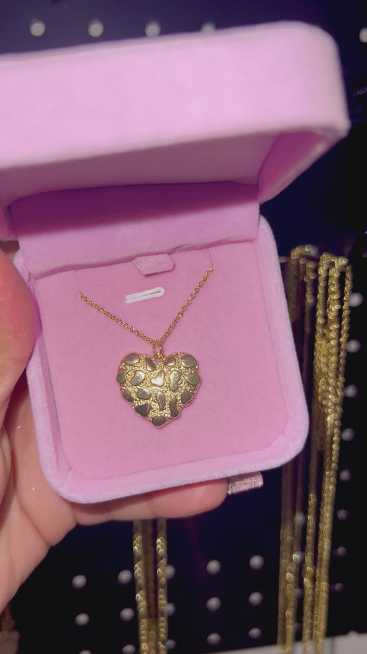 Love Nugget Necklace (Heart)